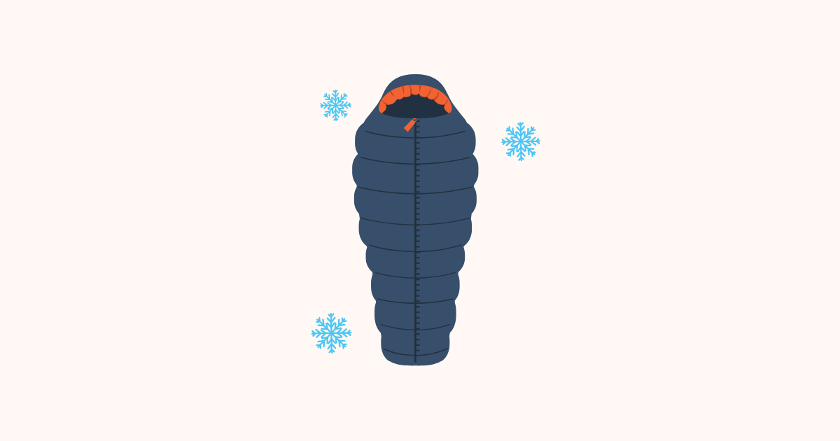シュラフの毛布より効果的な寒さ対策
